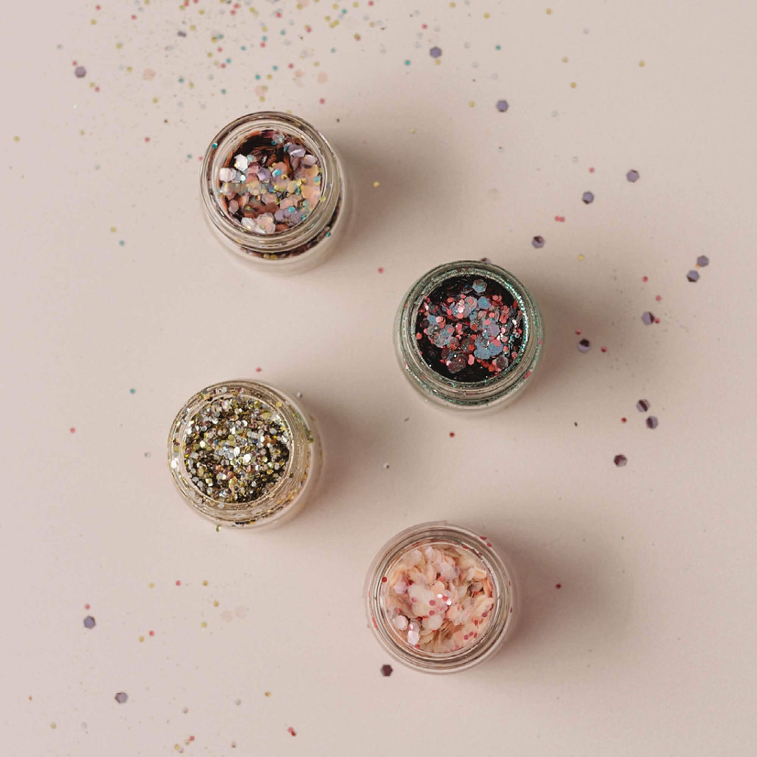 Eco glitter, made from plants, not plastic by The Glitter Tribe from Your Wild Books.