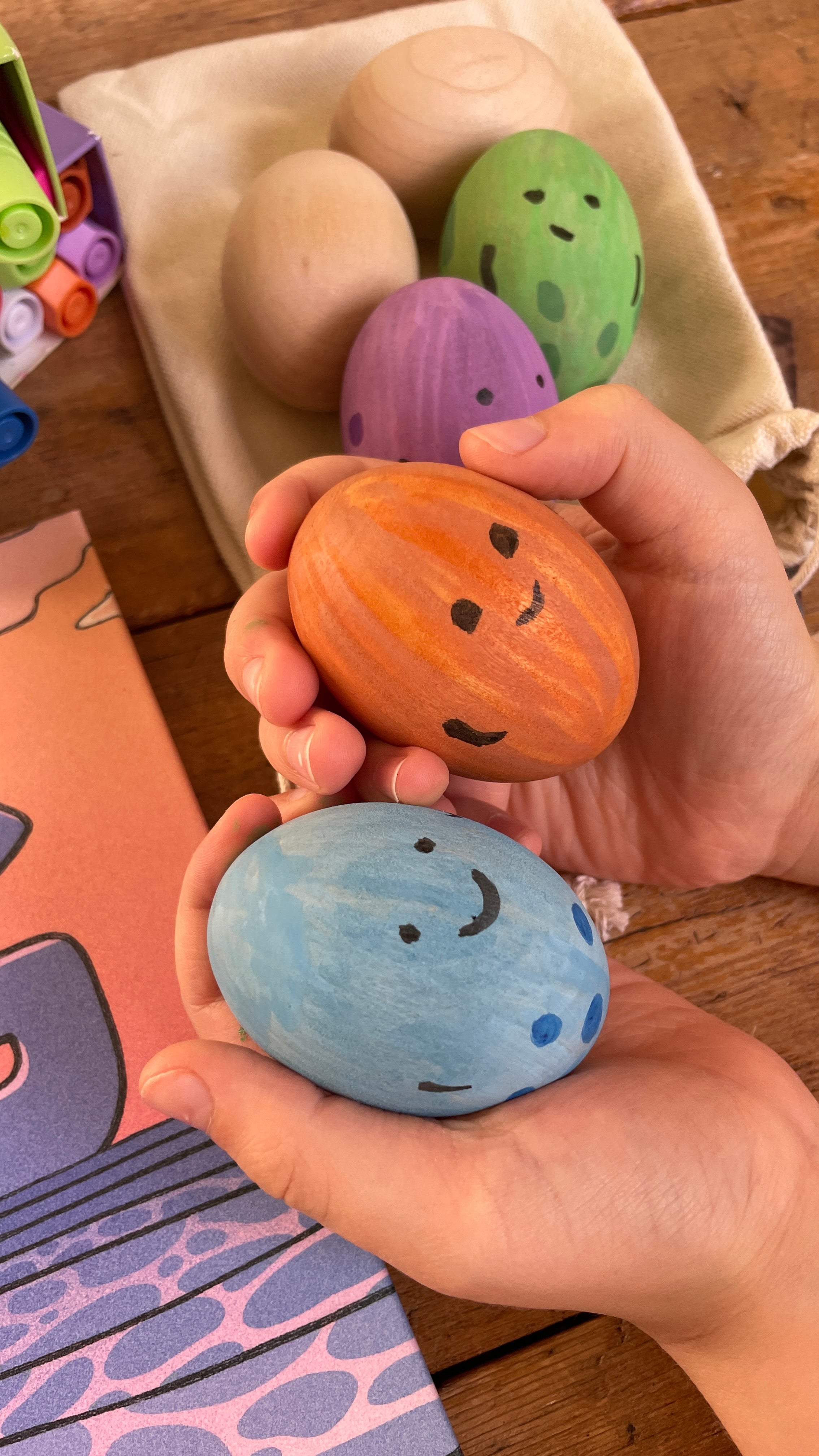 Wooden Eggs
