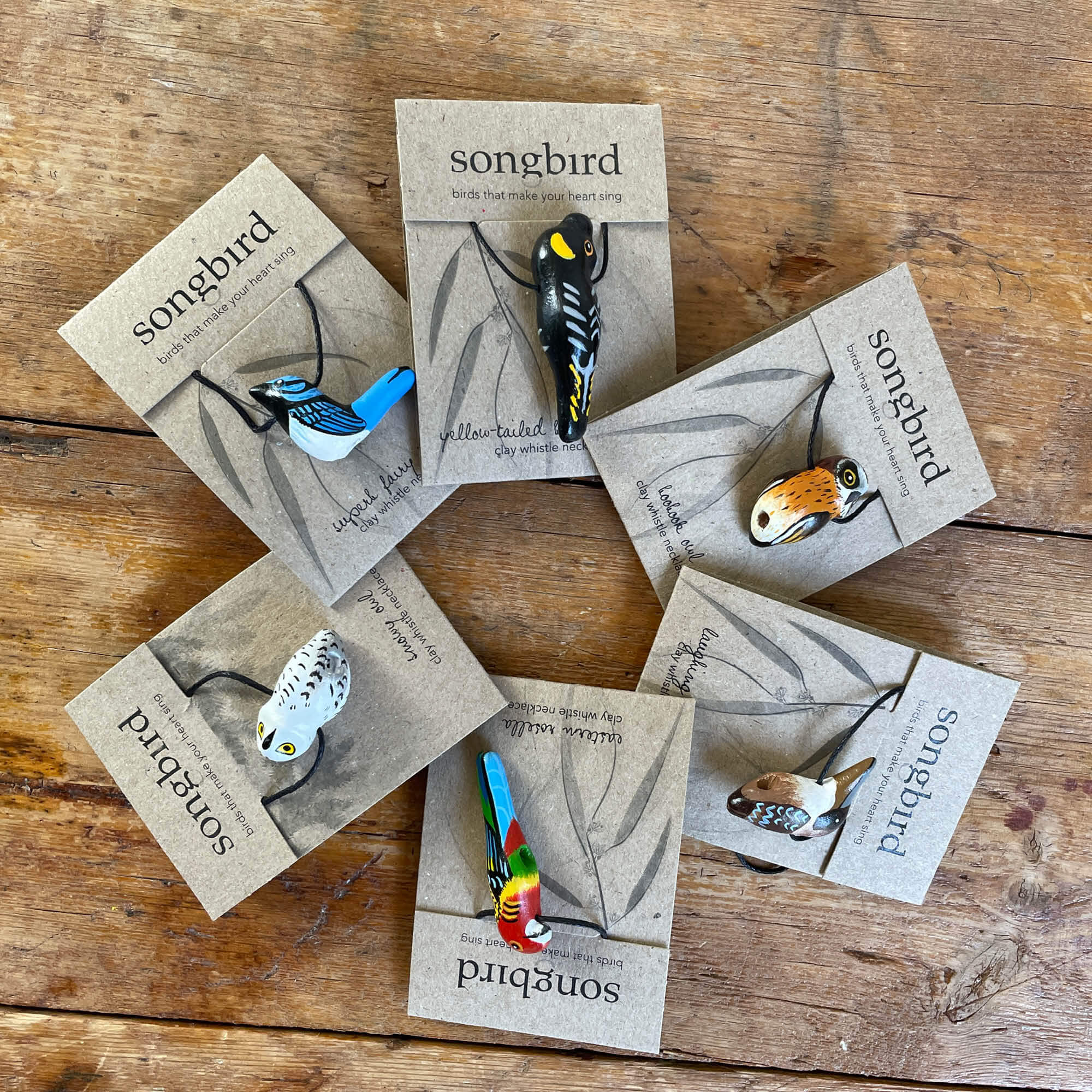 Songbird Whistle Necklaces
