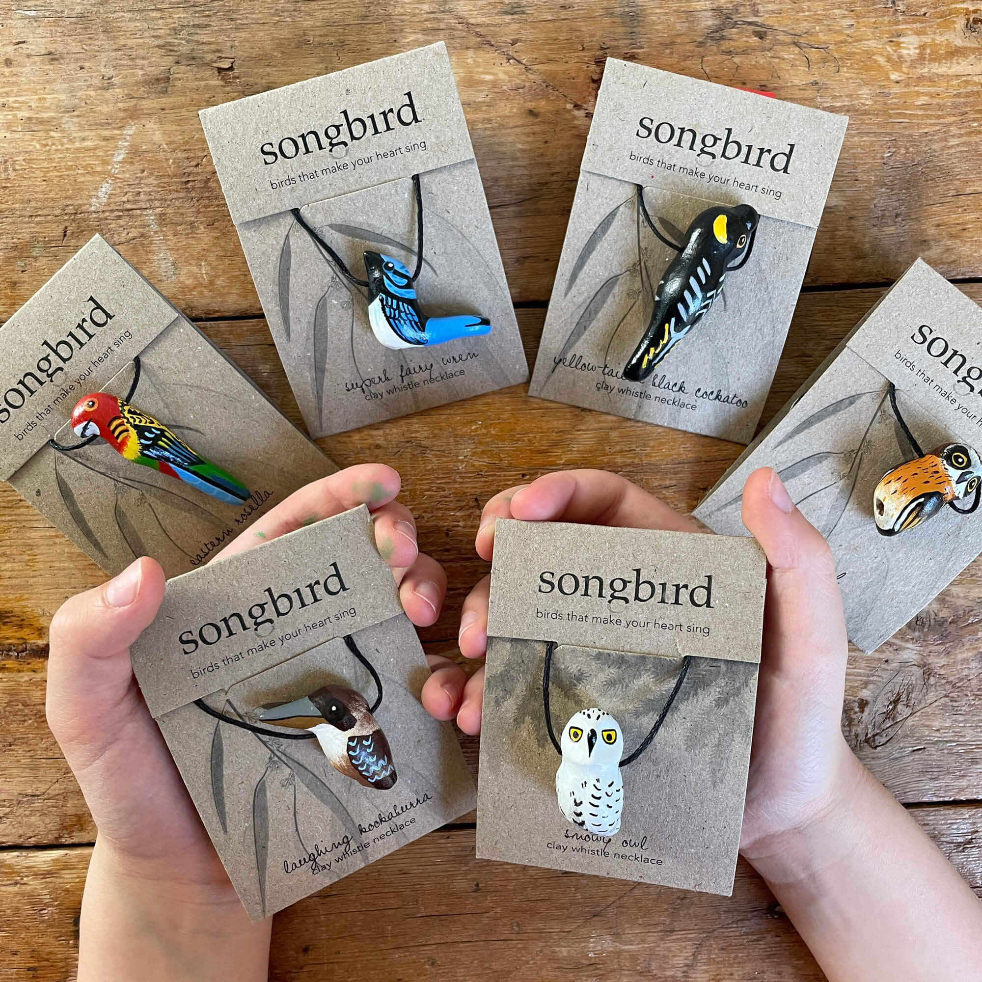 Songbird Whistle Necklaces
