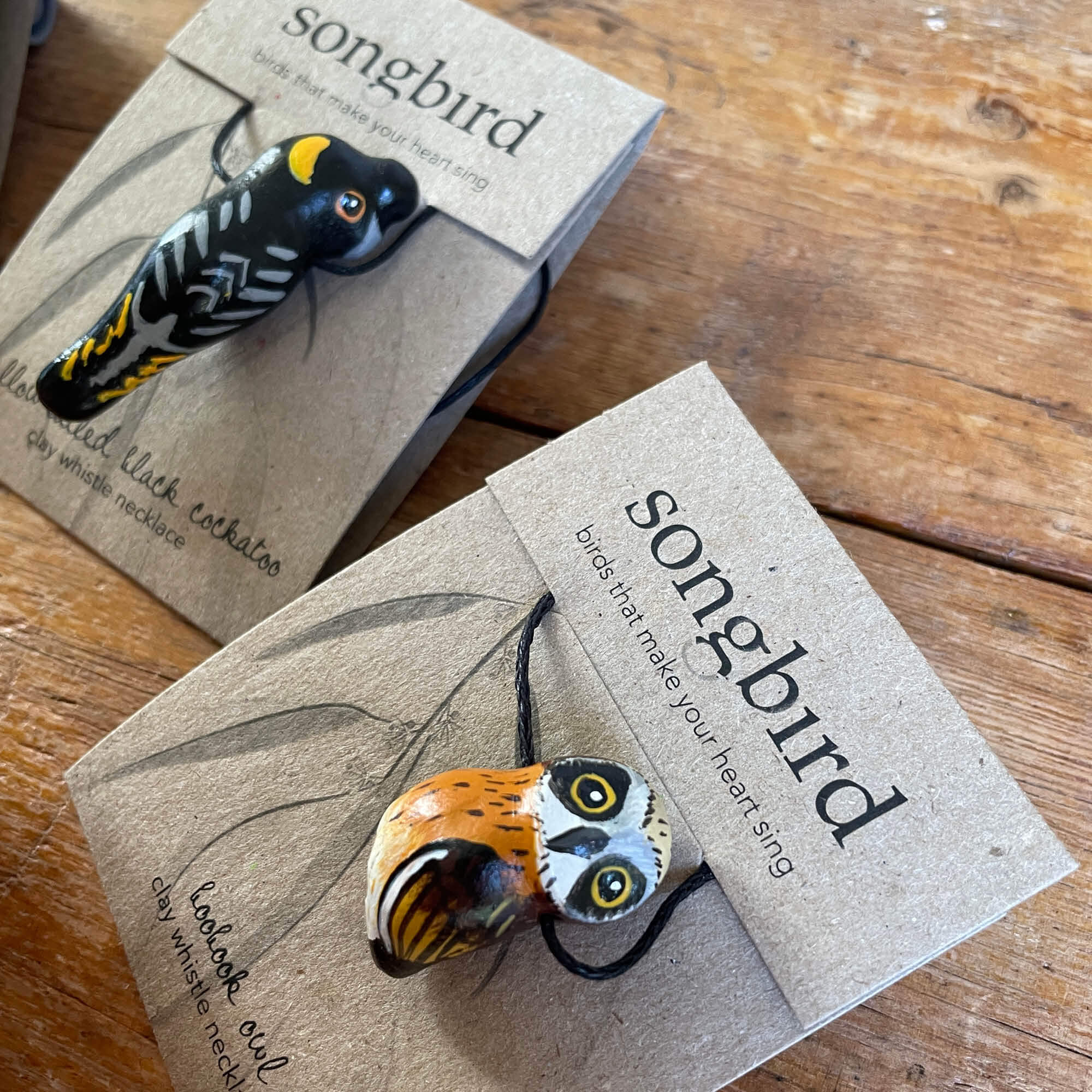 Songbird Whistle Necklaces