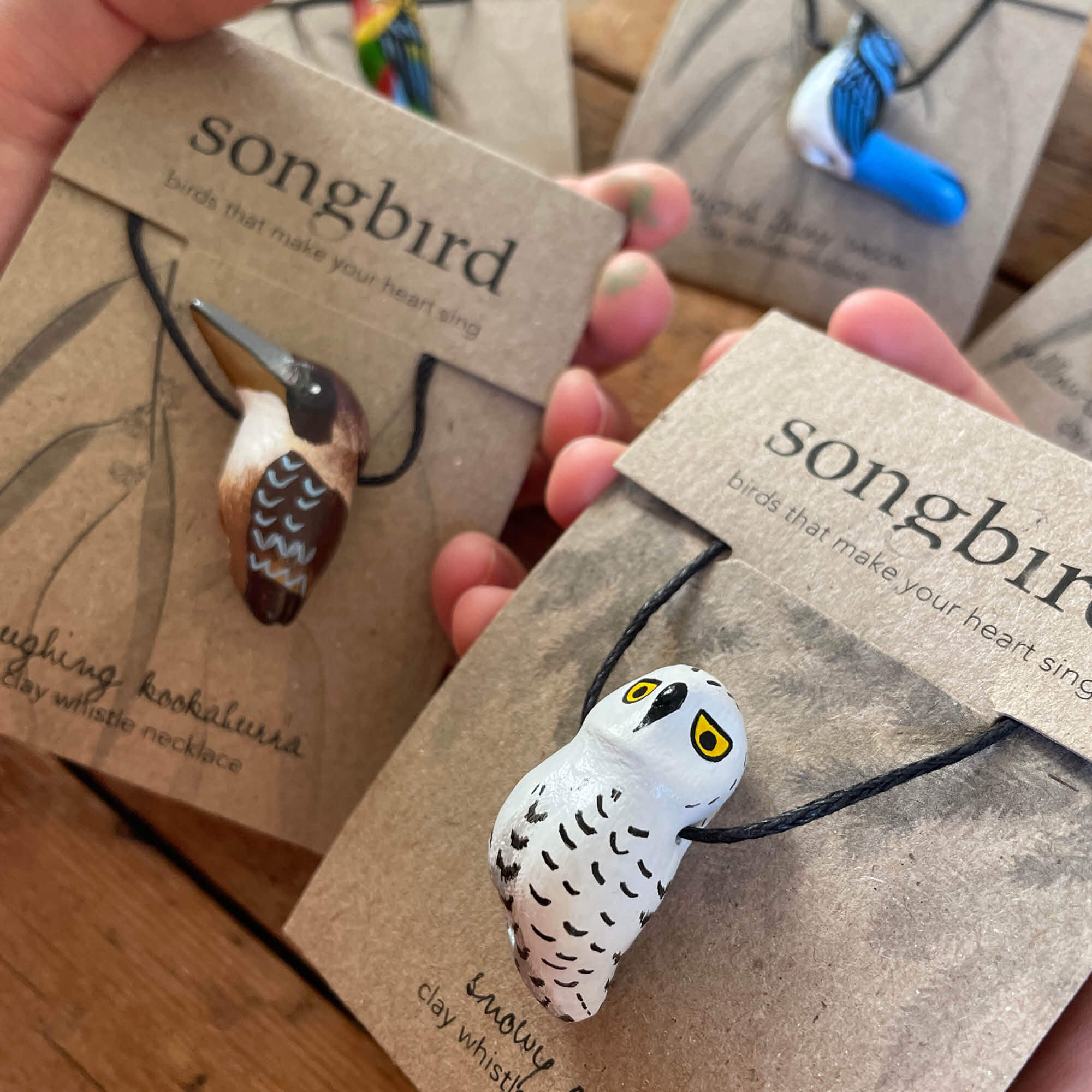 Songbird Whistle Necklaces