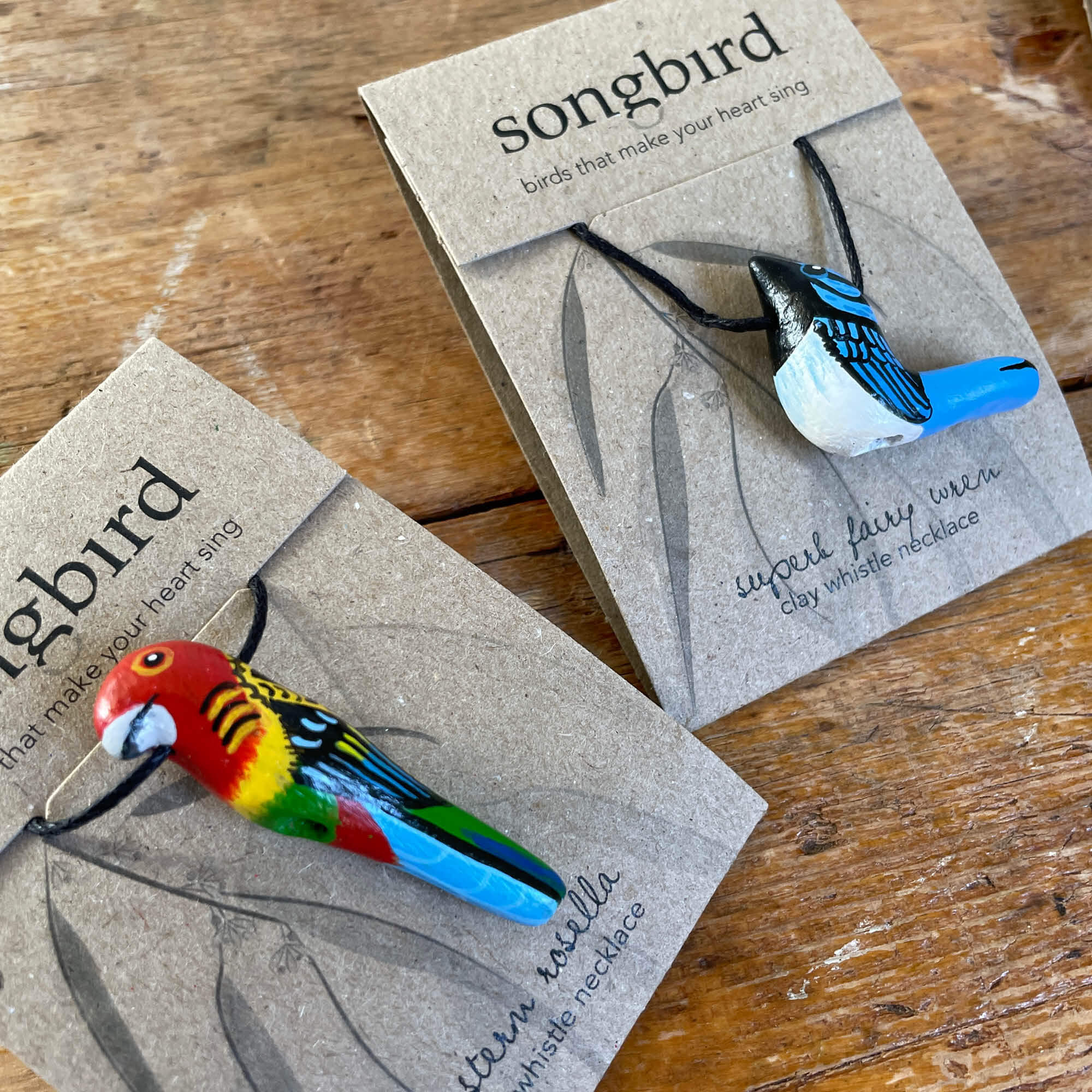Songbird Whistle Necklaces