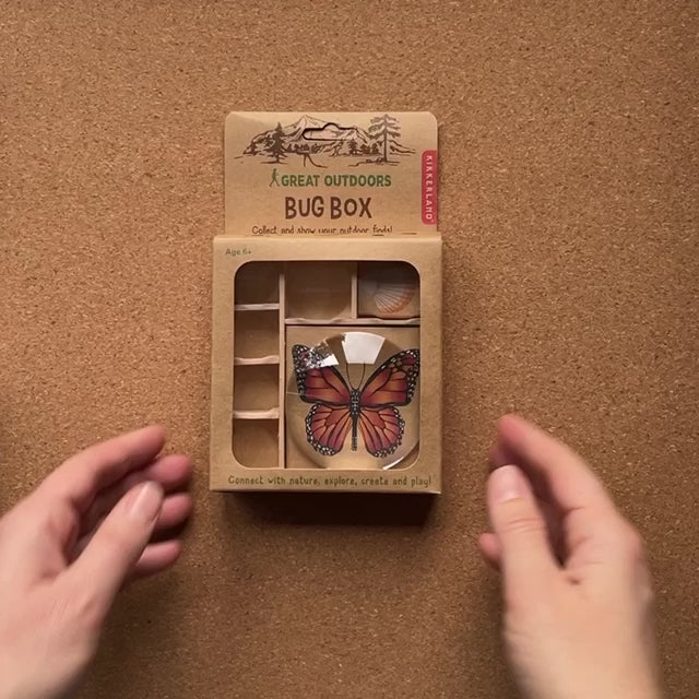 Storage for nature finds. Wooden bug box make by Kikkerland from Your Wild Books.