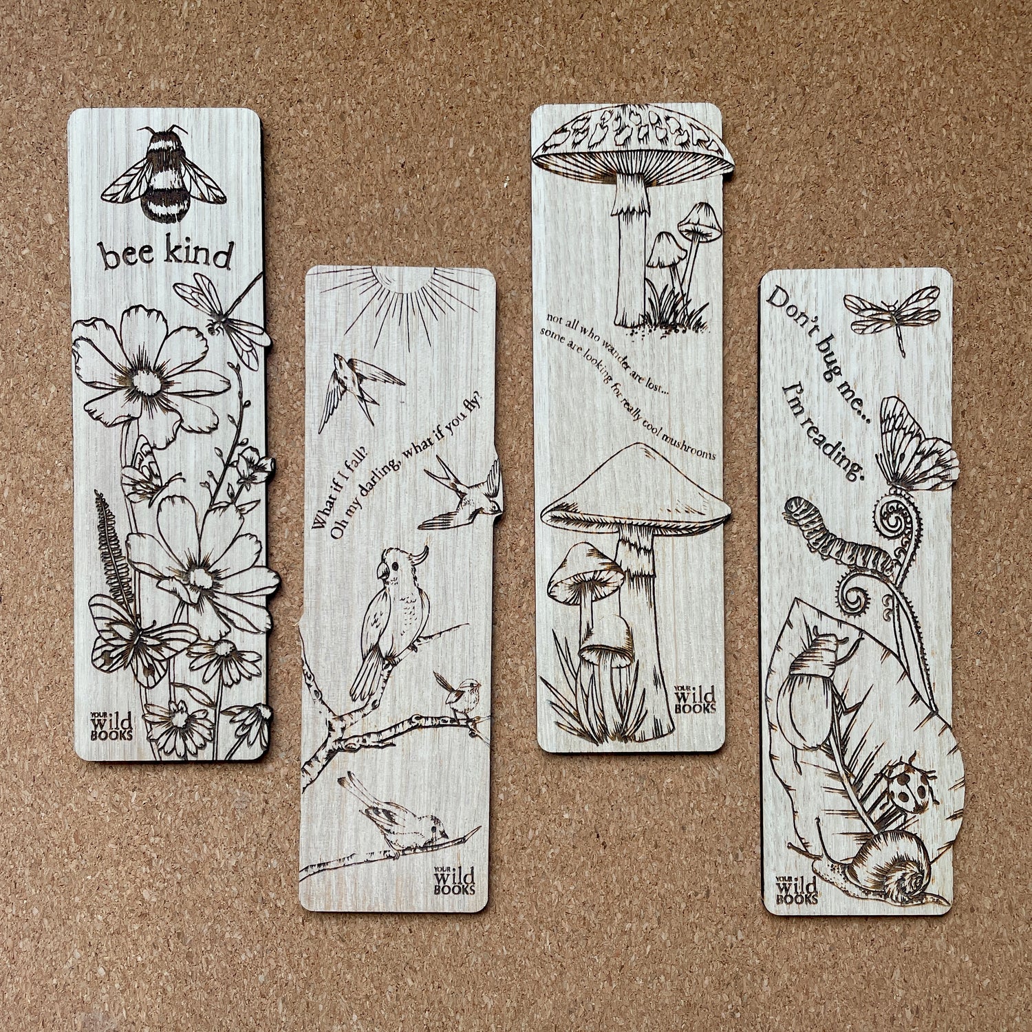 Not All Who Wander Are Lost - Wood Bookmark