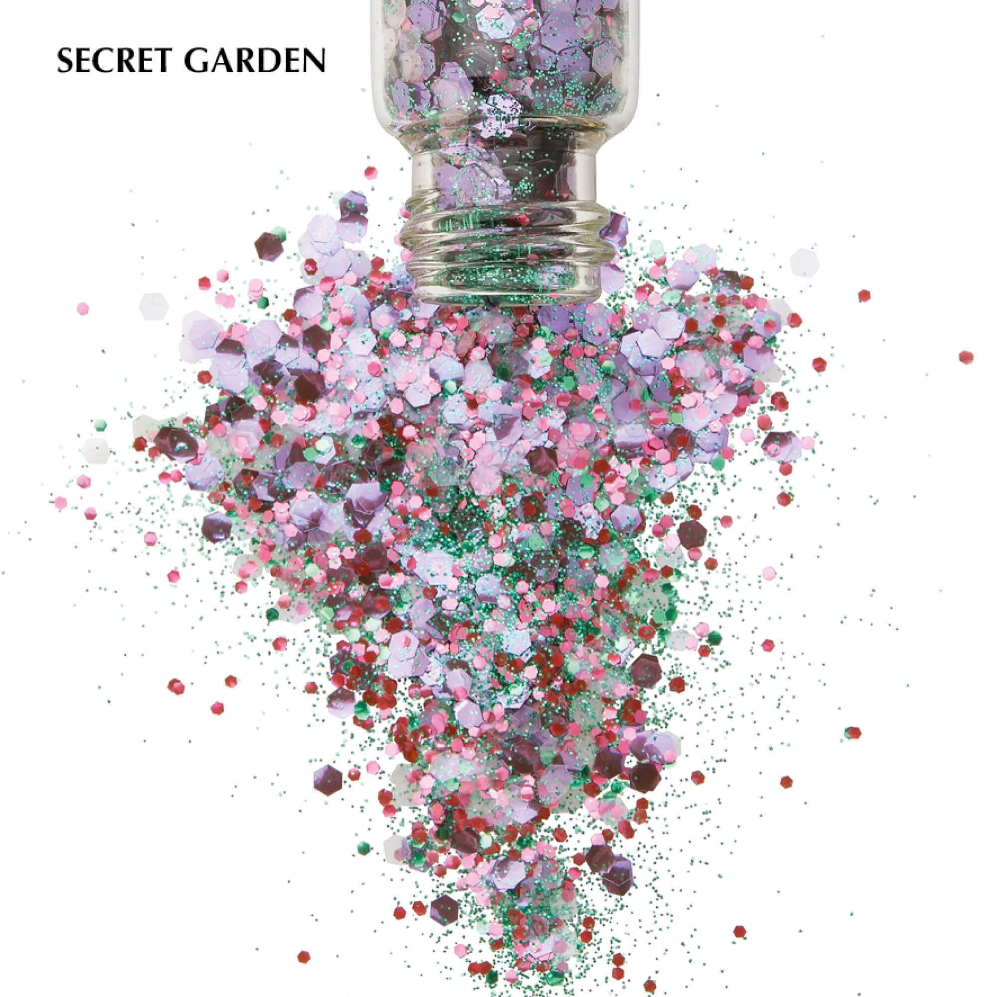 Secret garden colour Eco glitter, made from plants, not plastic by The Glitter Tribe from Your Wild Books.