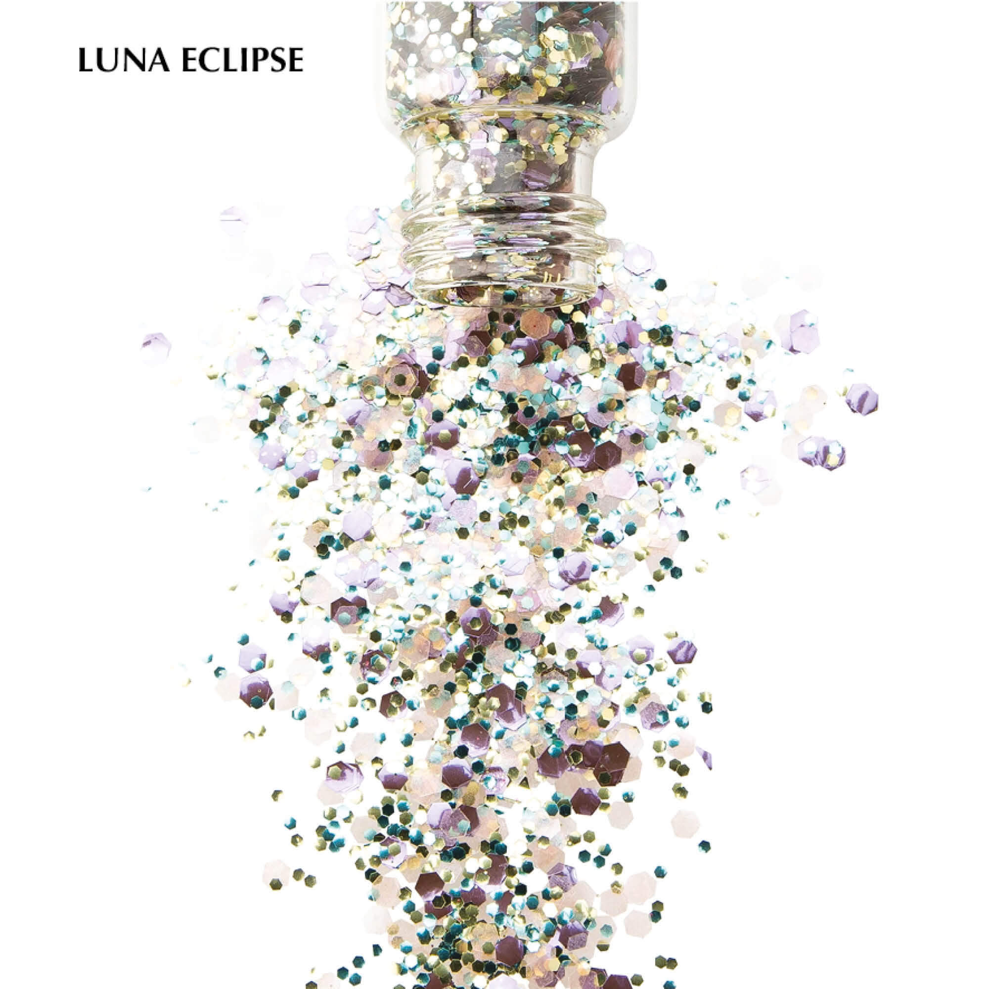 Luna Eclipse colour Eco glitter, made from plants, not plastic by The Glitter Tribe from Your Wild Books.