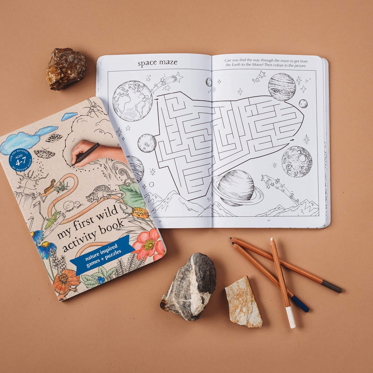 My First Wild Activity Book made in Australia by Your Wild Books includes mazes and other nature inspired puzzles