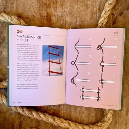 Knot example from The Knot Handbook by George Lewis, 50 essential knots and their uses, part of the nature inspired range at Your Wild Books 