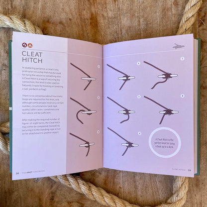 Knot example from The Knot Handbook by George Lewis, 50 essential knots and their uses, part of the nature inspired range at Your Wild Books 