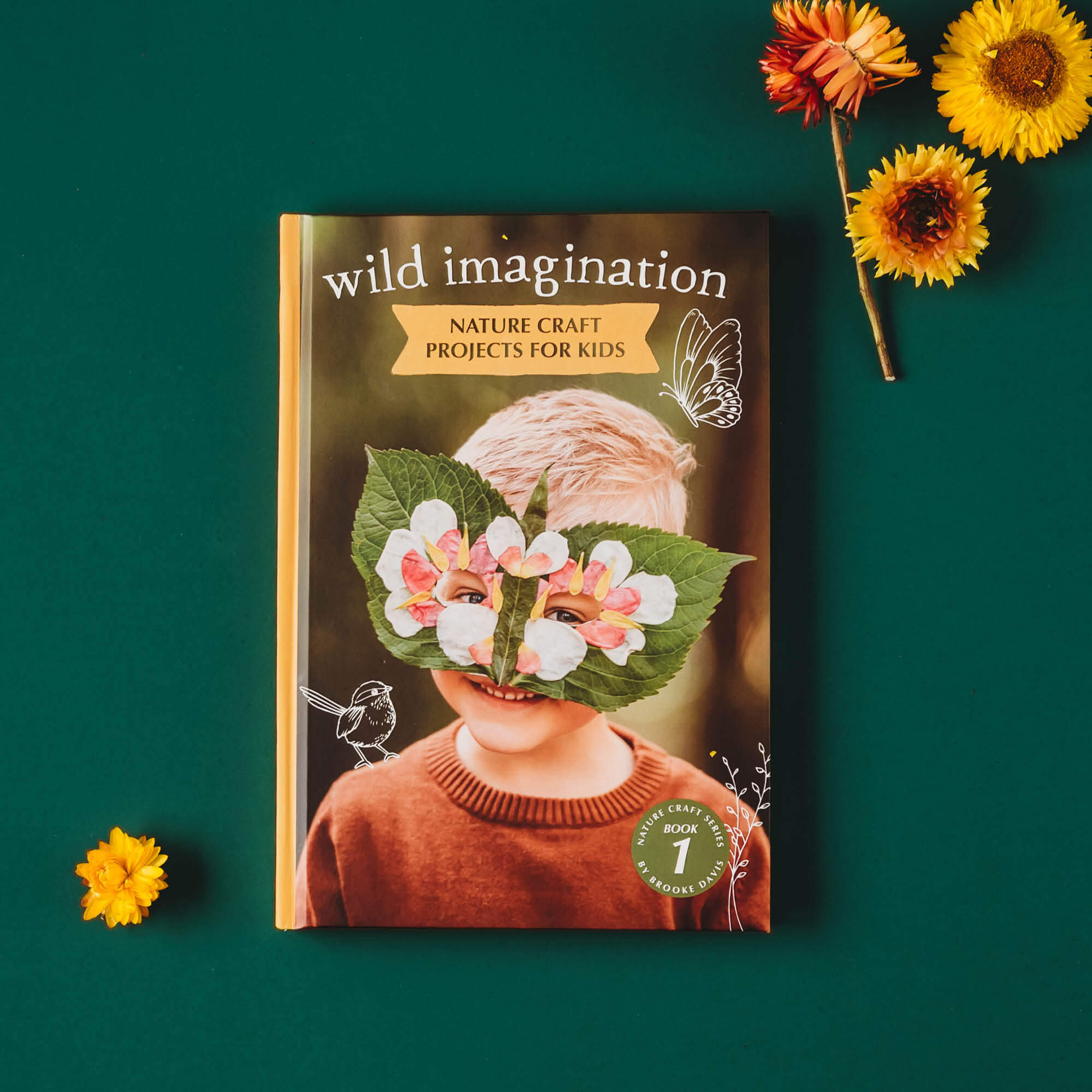 Wild Imagination, nature craft projects for kids book, made in Australia by Your Wild Books. 