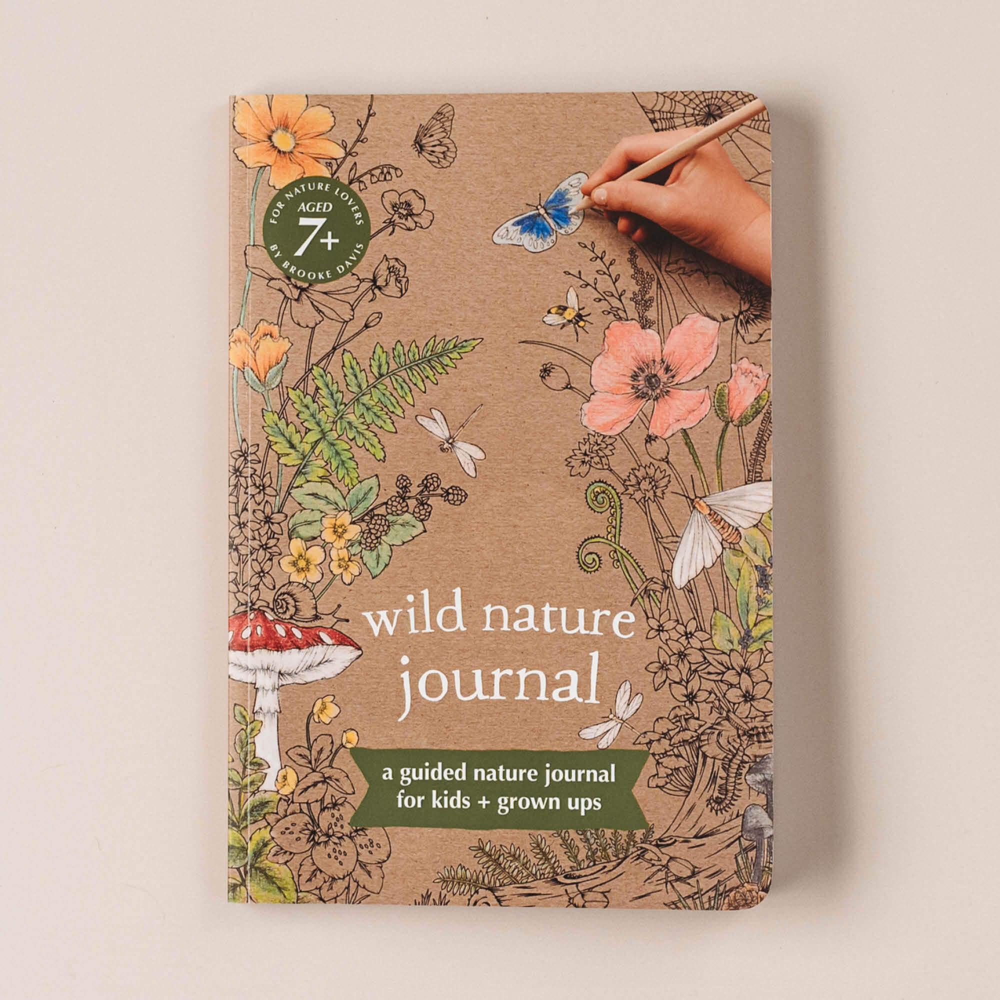 Wild Nature Journal, a guided nature journal for kids and grown ups is made in Australia by Your Wild Books.