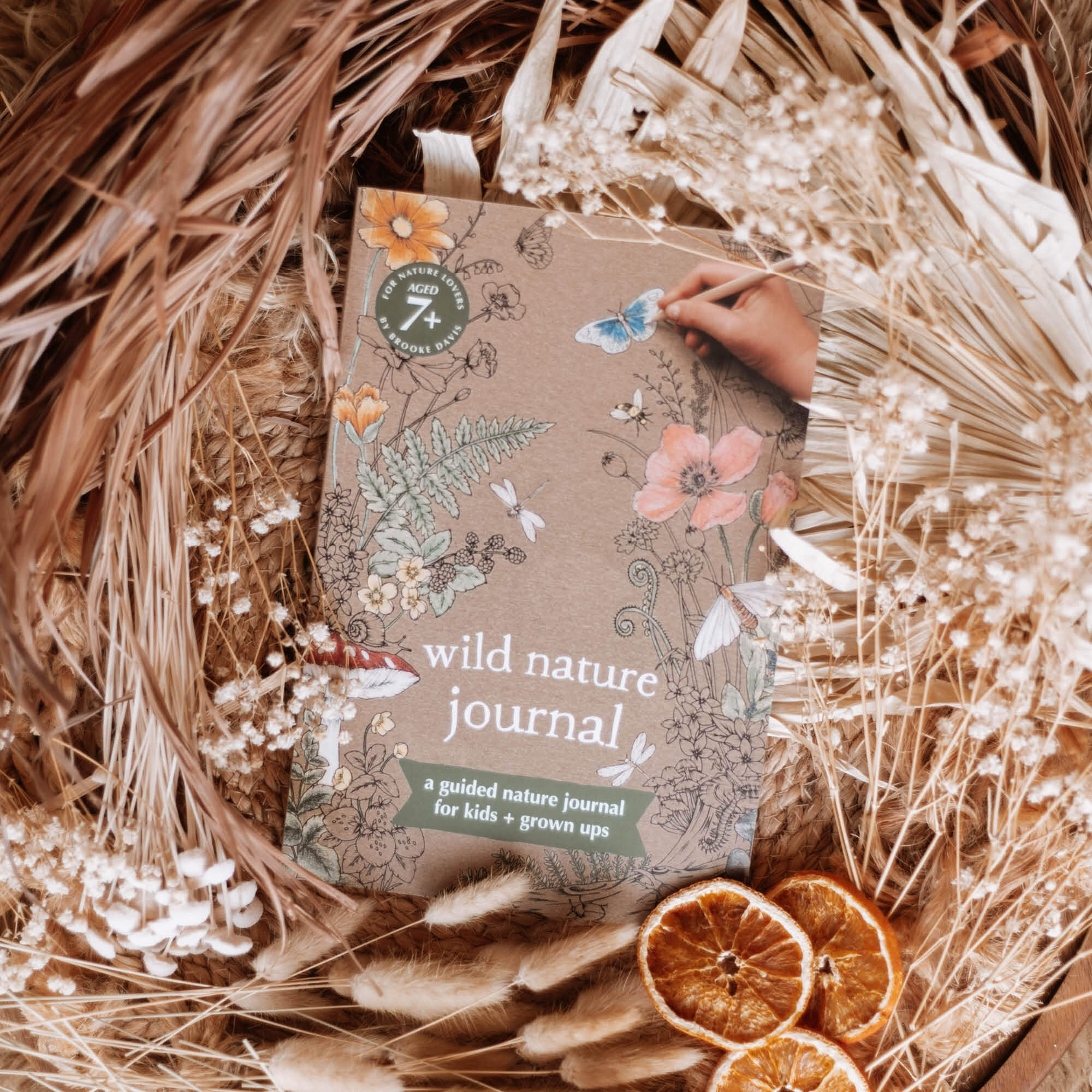 Wild Nature Journal, a guided nature journal for kids and grown ups is made in Australia by Your Wild Books.