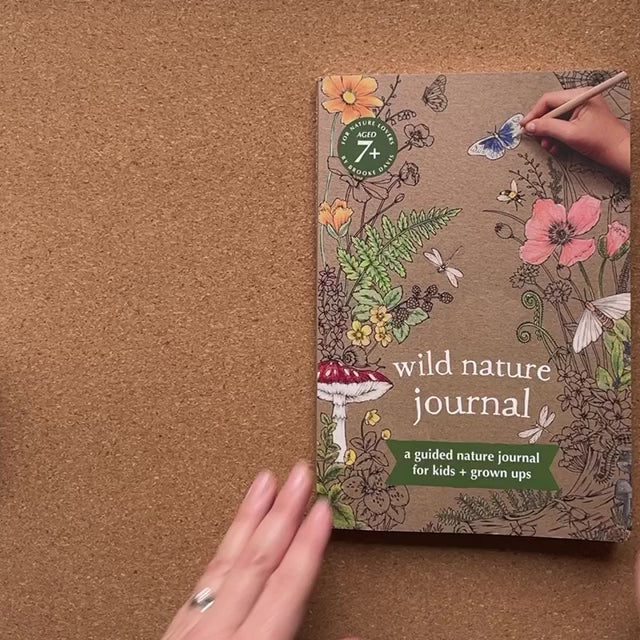 Wild Nature Journal, a guided nature journal for kids and grown ups is made in Australia by Your Wild Books.